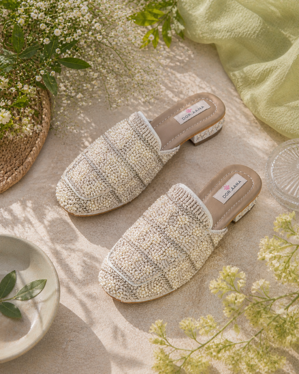 Pearl Cascade Mules